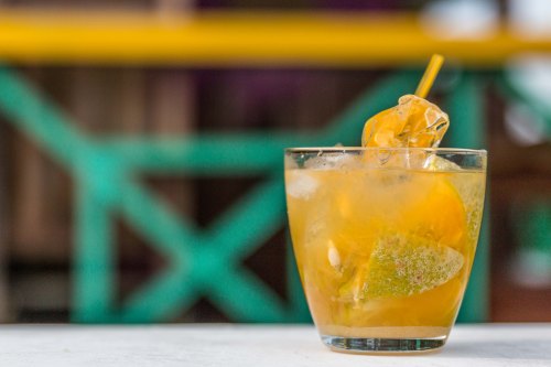 Rum cocktail in Bocas